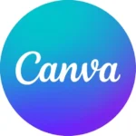 Canva design tool used for creating social media and marketing visuals